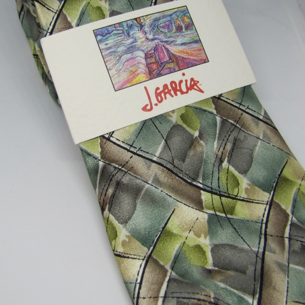 J. Garcia silk neck tie